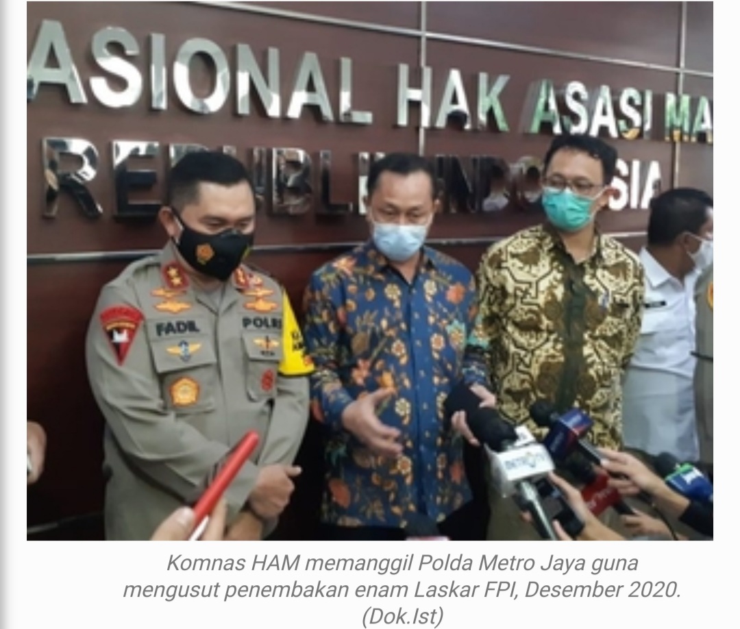 Investigasi Penembakan Laskar FPI Dipastikan Selesai – Aksesharian.com